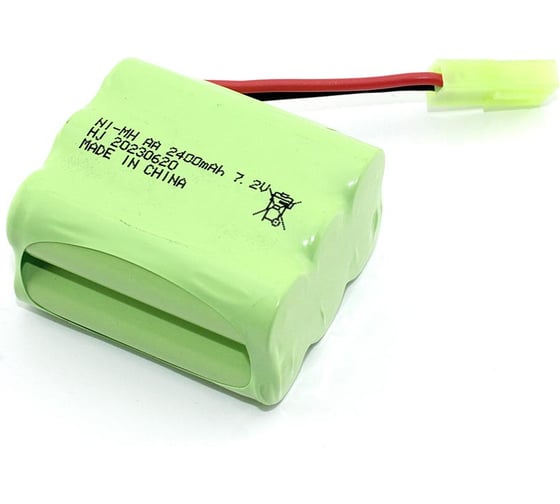Изображение товара Аккумулятор AMPERIN Ni-Mh 7.2V 2400 mAh AA Row разъем Tamiya 096962