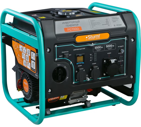 Изображение товара Генератор инверторный Sturm PG7000i