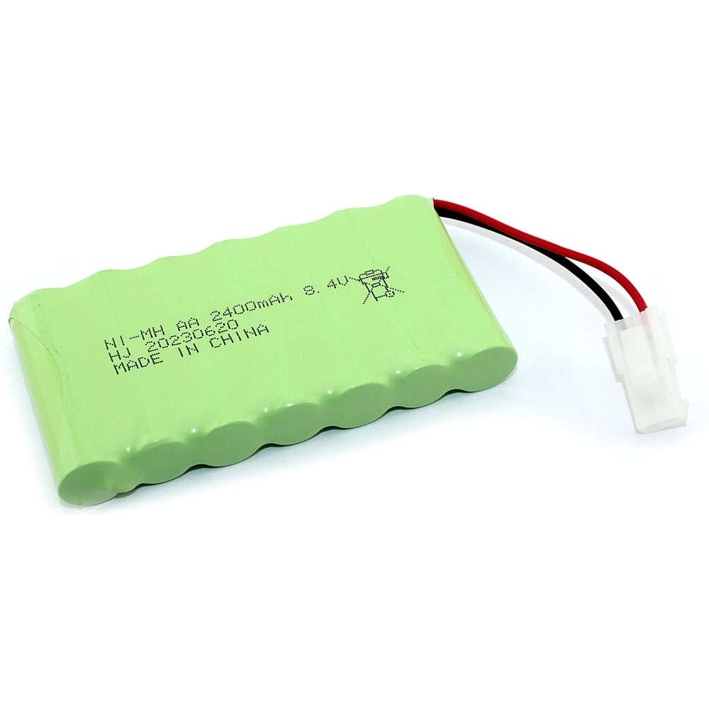 Изображение товара Аккумулятор AMPERIN Ni-Mh 8.4V 2400 mAh AA Flatpack разъем 5559 096964