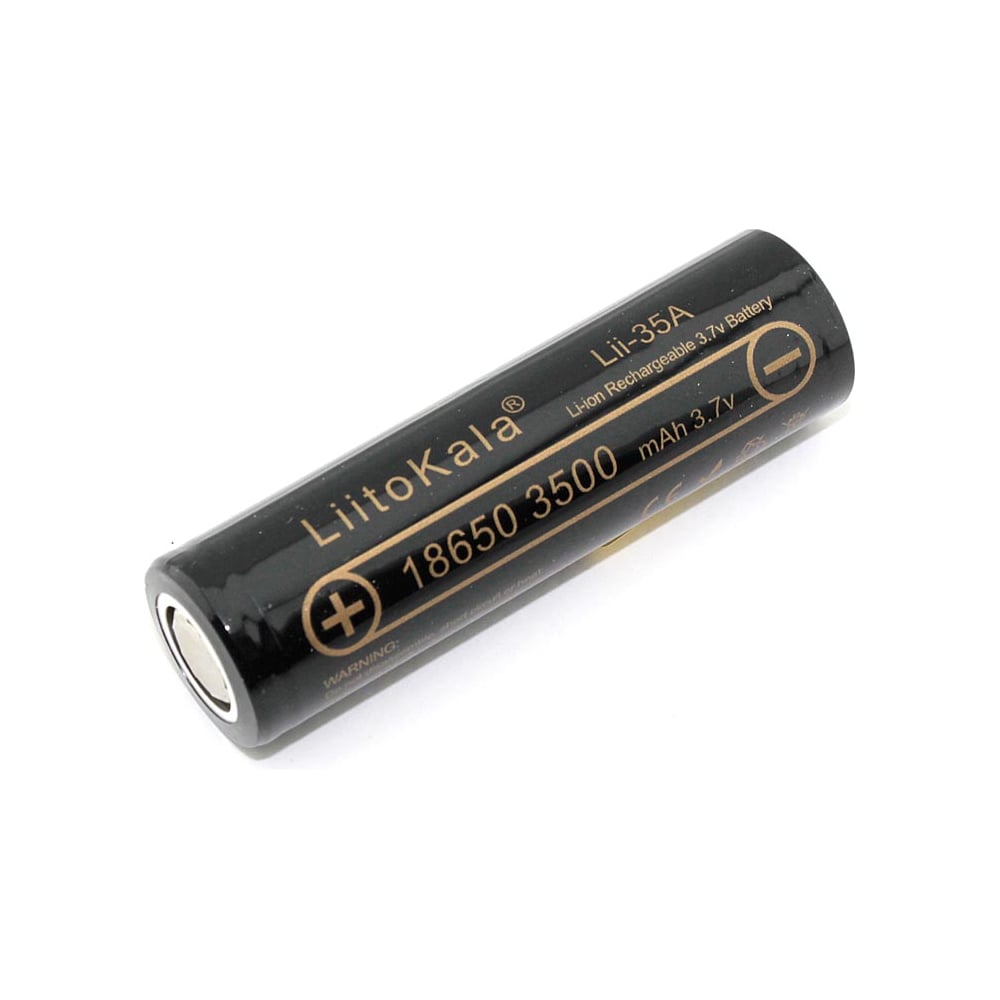 Изображение товара Аккумулятор 18650 Li-Ion 3500mAh 3.7V LiitoKala Lii-35A AMPERIN