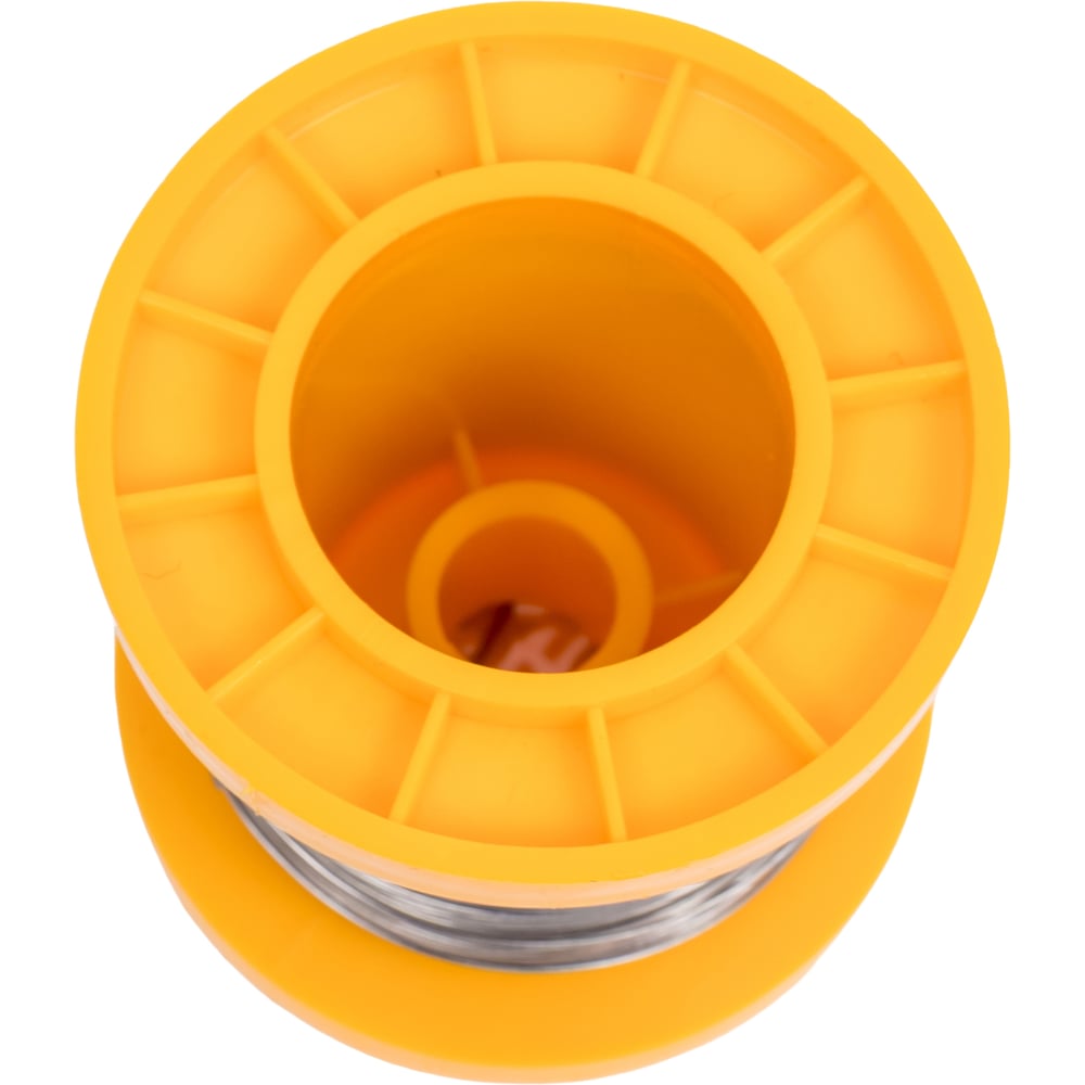 Изображение товара Припой AMPERIN ПОС-61 мягкий с флюсом для пайки алюминия меди или латуни 0.5 мм 100 г