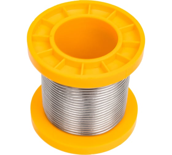 Изображение товара Припой AMPERIN ПОС-61 диаметр 1.5 мм с канифолью 100 г 062381