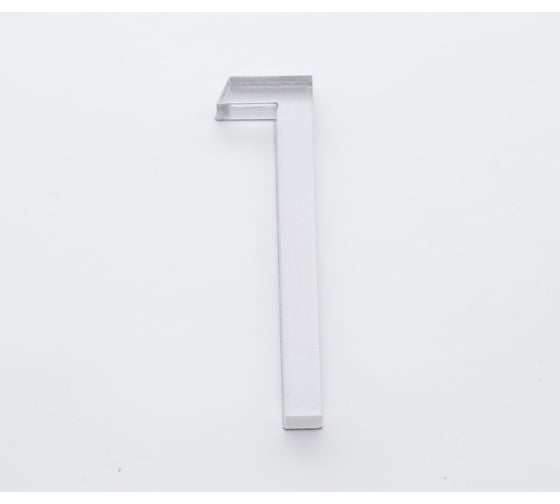 Изображение товара Цифра дверная 1 Brante LOFT 60 мм матовый хром 150180