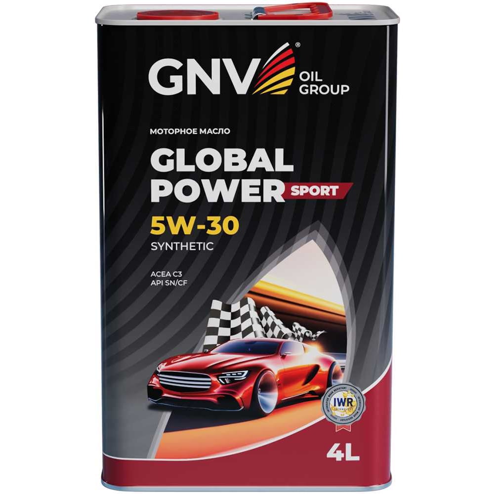 Изображение товара Масло моторное GNV Global Power Sport 5W-30 Synthetic, API SP, ACEA C3, 4 л GPS1M10564010130530004 Изображение товара Масло моторное GNV Global Power Sport 5W-30 Synthetic, API SP, ACEA C3, 4 л GPS1M10564010130530004