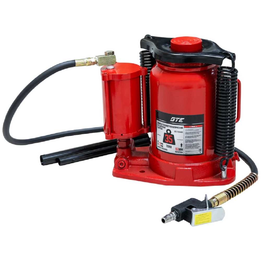 Изображение товара Домкрат пневмогидравлический GTE 35т бутыльочный TQ35002 профессиональный