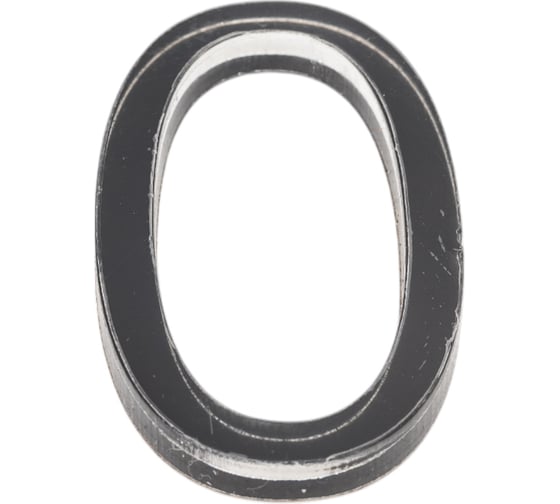 Изображение товара Цифра дверная 0 Brante LOFT 60 мм чёрная 150170