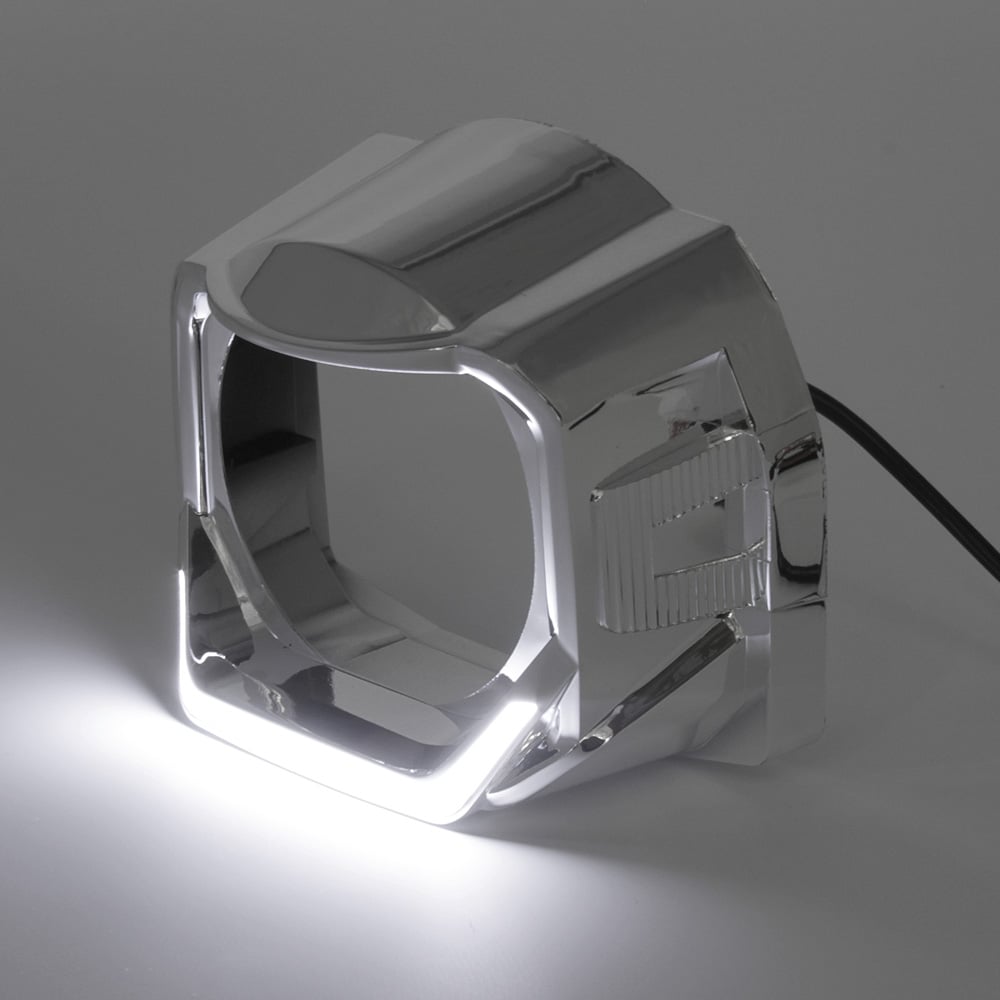 Изображение товара Маски для Bi-LED линз с подсветкой G-STYLE хром 2 шт MTF Light