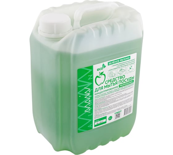 Изображение товара Средство для мытья посуды ALMIN MULTI-DISH гель-концентрат, яблоко, 5л, канистра ПХ-5577