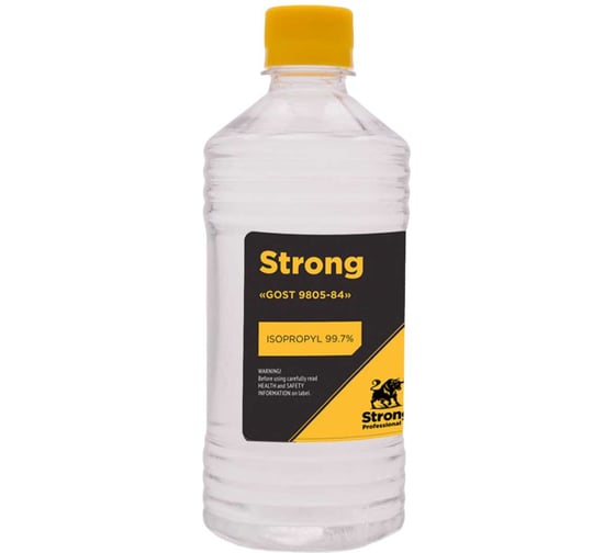 Изображение товара Изопропиловый спирт Нефтехимик STRONG 1 л STRIS1000