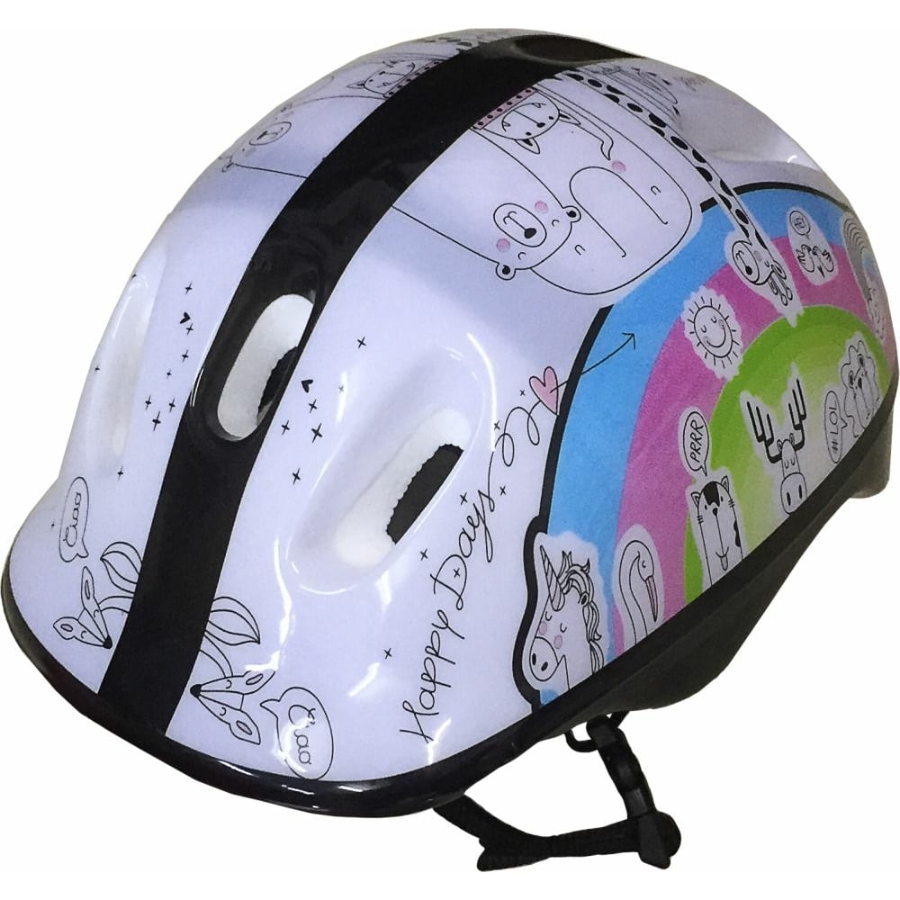 Защитный подростковый шлем ATEMI шлем защитный подростковый atemi аквапринт зверушки м 6 12 лет akh06gm