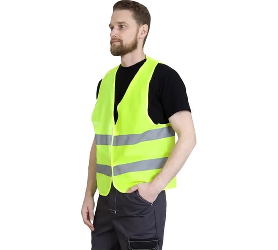 Изображение товара Жилет сигнальный FORT СОП-2 (желтый) р. L 00501404367