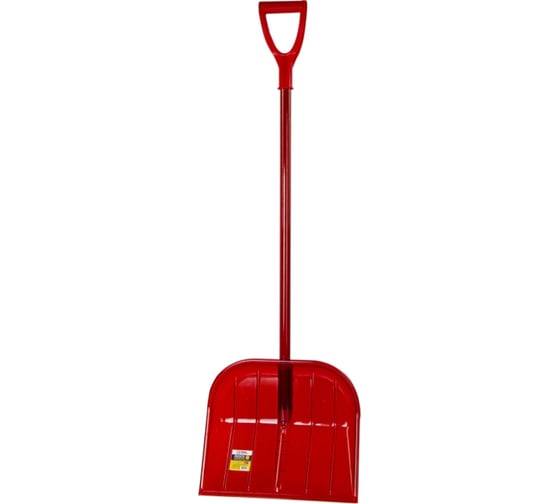 Изображение товара Снегоуборочная лопата с алюминиевым черенком Грандмастер 606625