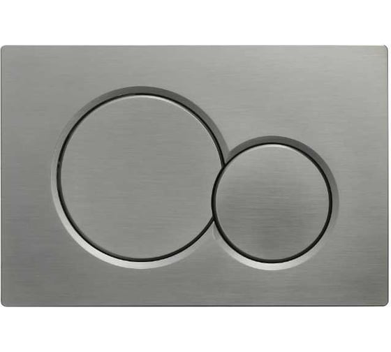 Изображение товара Кнопка смыва для инсталляции механическая Wonzon & Woghand темный графит WW-IB232-BGM