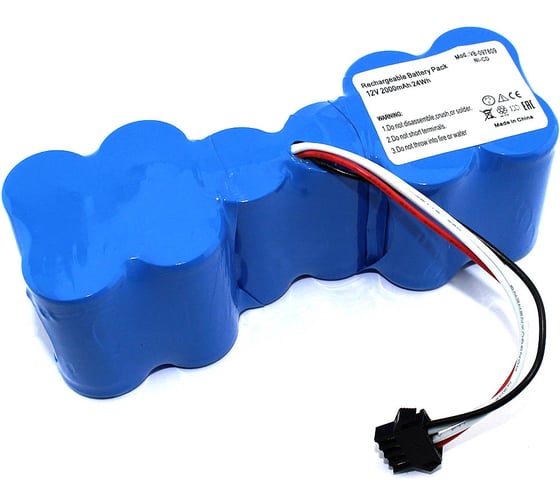 Изображение товара Аккумулятор AMPERIN для Ecovacs Deebot N78 12V 2000 mAh NI-CD 097809