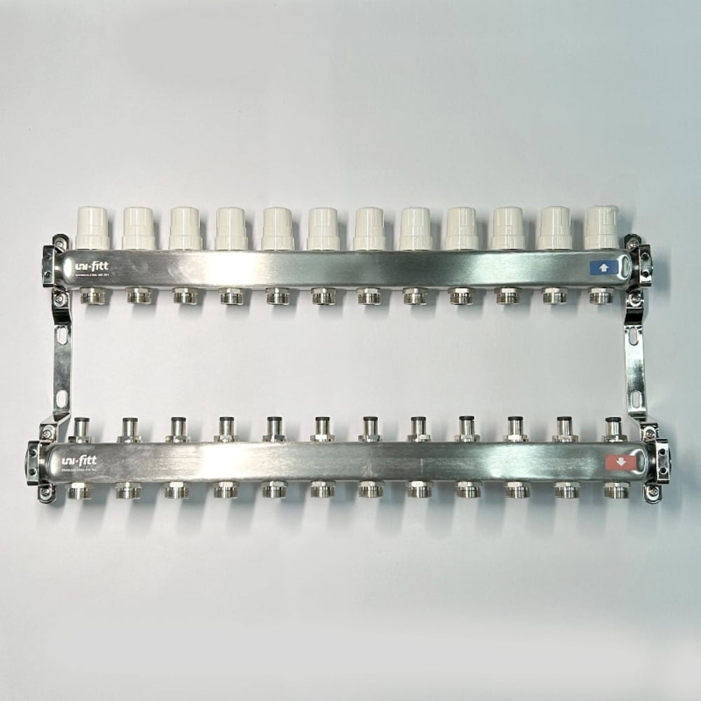 Изображение товара Коллекторная группа Uni-Fitt 1x12 вых 3/4 нерж сталь без конц