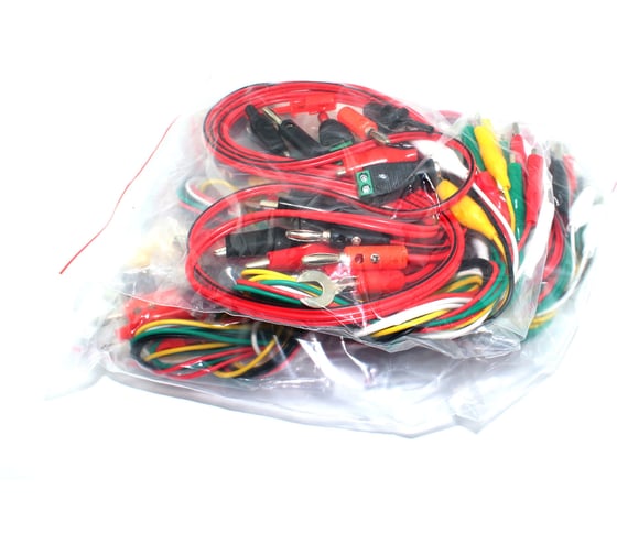 Изображение товара Большой набор проводов и разъемов AMPERIN для лабораторных блоков питания 5 шт 111264