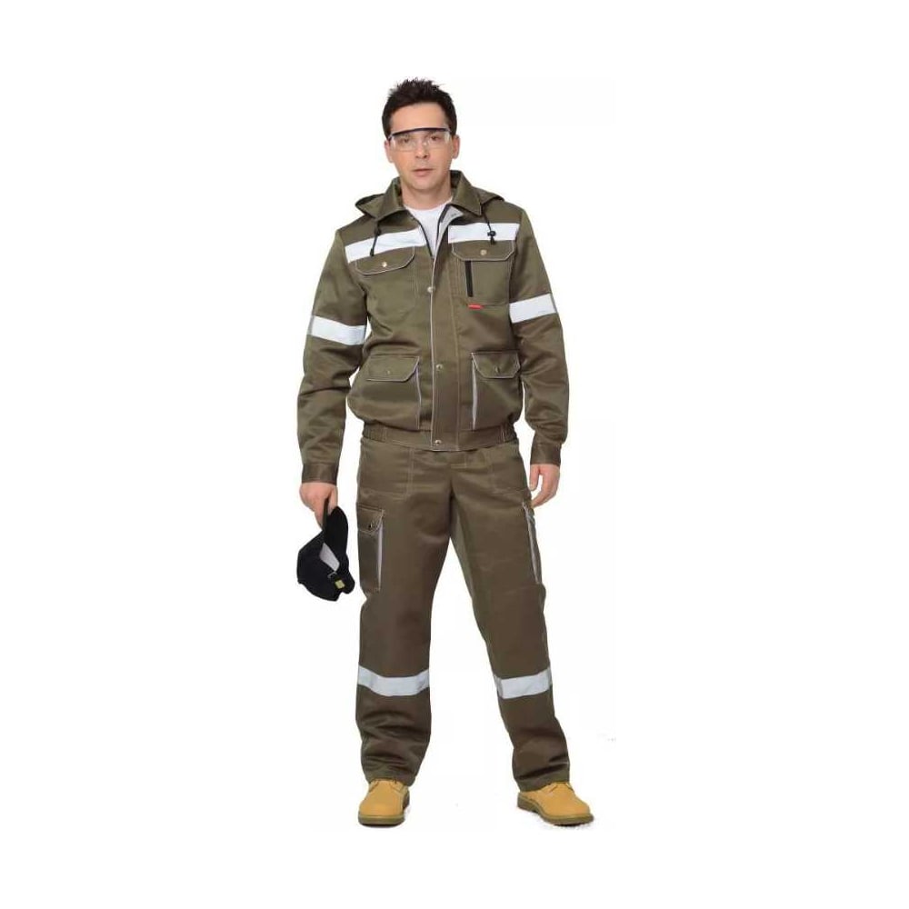 Изображение товара Костюм СИРИУС Титан куртка короткая полукомбинезон хаки