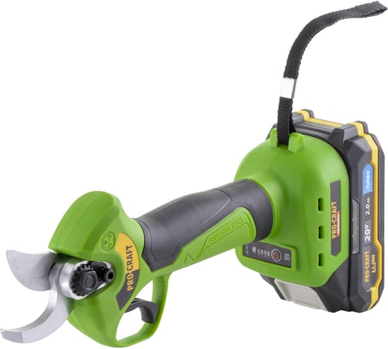 Изображение товара Секатор аккумуляторный PROCRAFT ES28Li 20В 25мм (АКБ 2Ач + ЗУ) Кейс ES28Li-1b-c