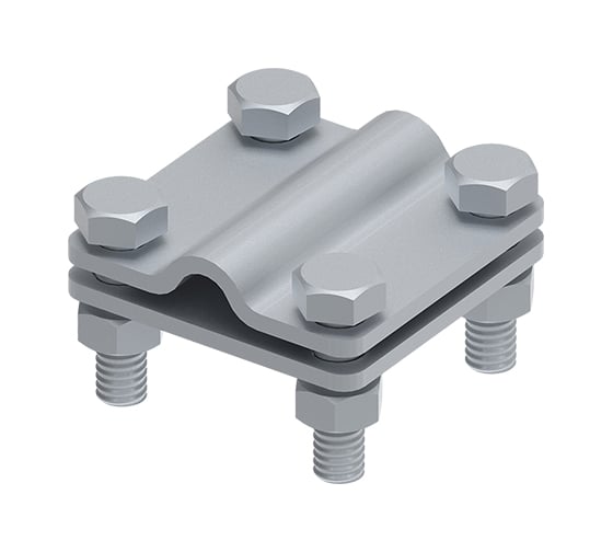 Изображение товара Соединитель OSTEC 55x55 пруток-полоса, гор. цинк МС-015-ГЦ