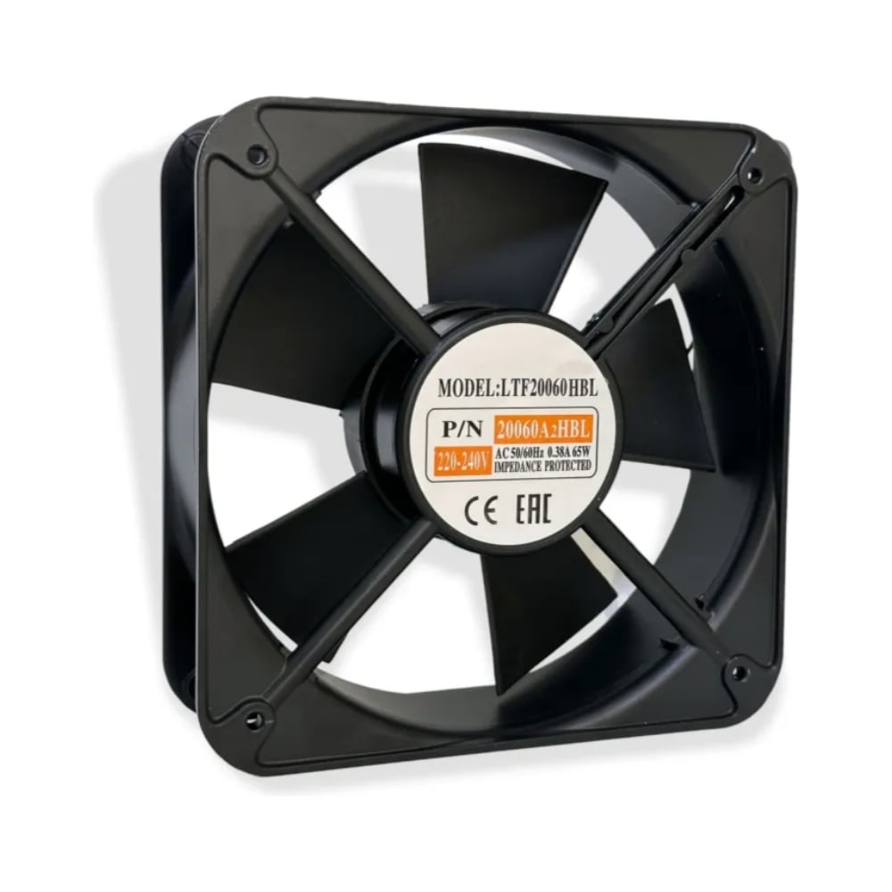 Изображение товара Компактный осевой вентилятор KRAFTAIR LTF20060HBL мощностью 65 Вт черный портативный