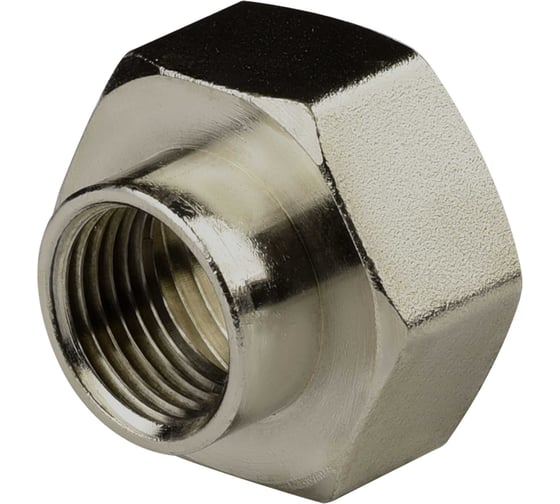 Изображение товара Муфта переходная ДМЗ DN15x25 (1/2"ВР х 1"ВР) латунь никель, 5 шт ДМЗ.002.15х25Н5