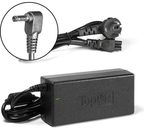 Изображение товара Блок питания для TopOn Asus 19V 3.42A (4.0x1.35) 65W W15-065N1B TOP-LT07