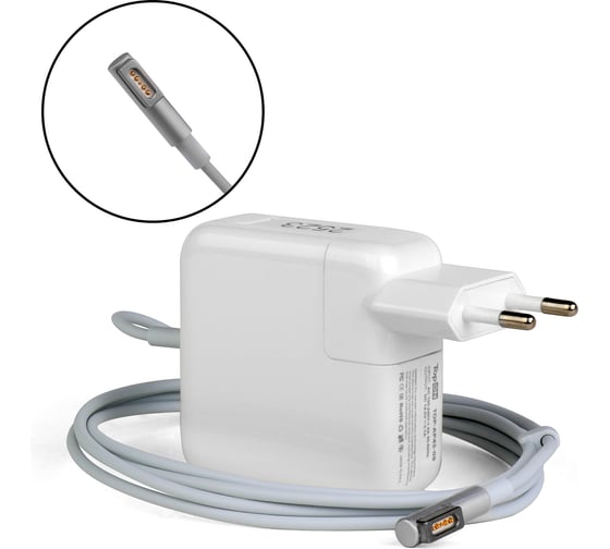 Изображение товара Блок питания TopOn для Apple 14.5V 3.1A (MagSafe) 45W A1237, A1304, A1369 TOP-AP45-08