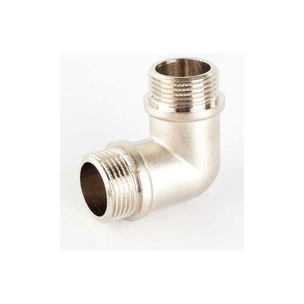 Изображение товара Угол ДМЗ 90 DN20 3/4 дюйма латунь никель профессиональный фитинг