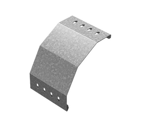 Изображение товара Спуск кабельный OSTEC для лотков НЛО 200 мм, толщина 1,5 мм, Сендзимир цинк СКНЛО-200-1,5-СЦ