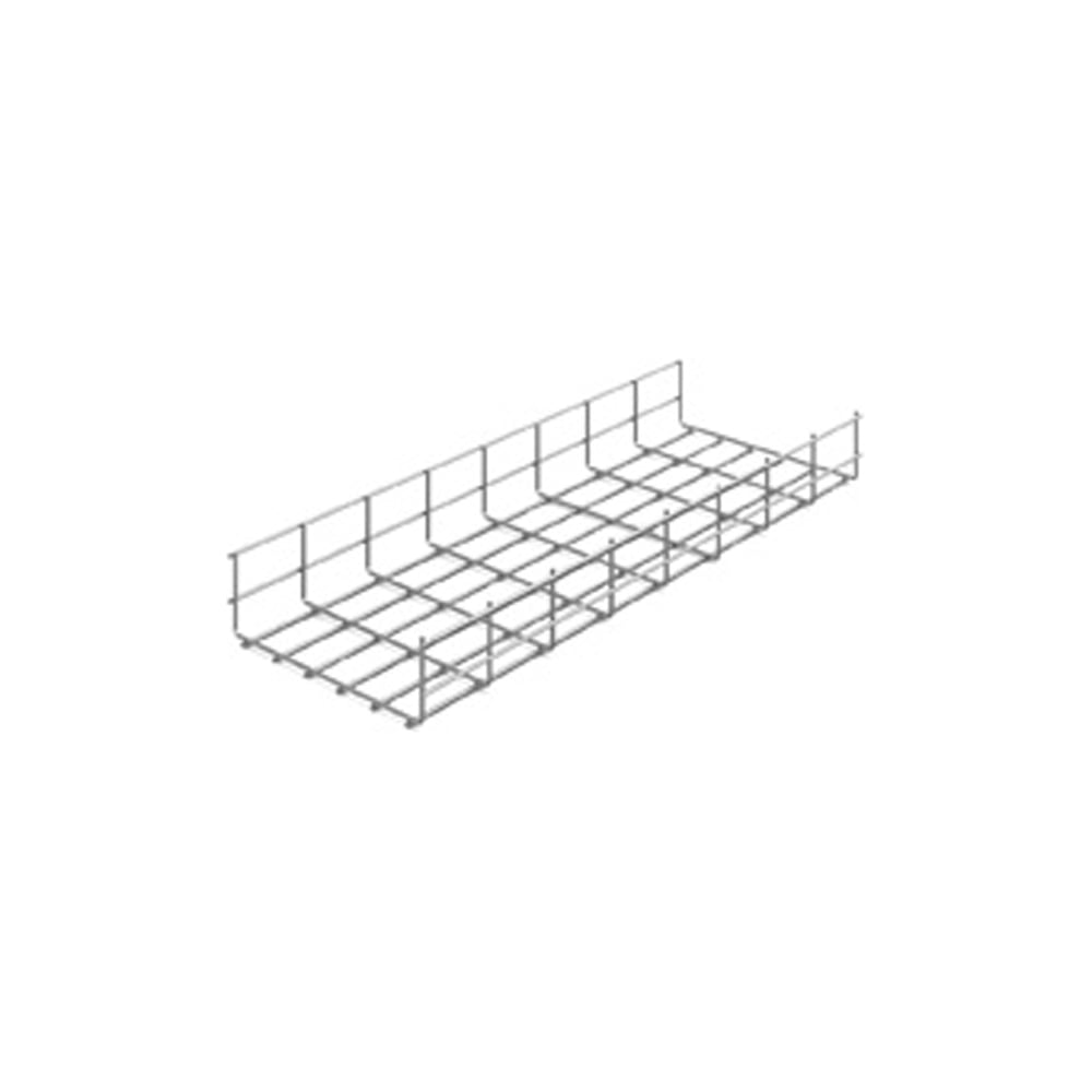 Изображение товара Проволочный лоток OSTEC 100x105x3000, гальванический цинк, сталь