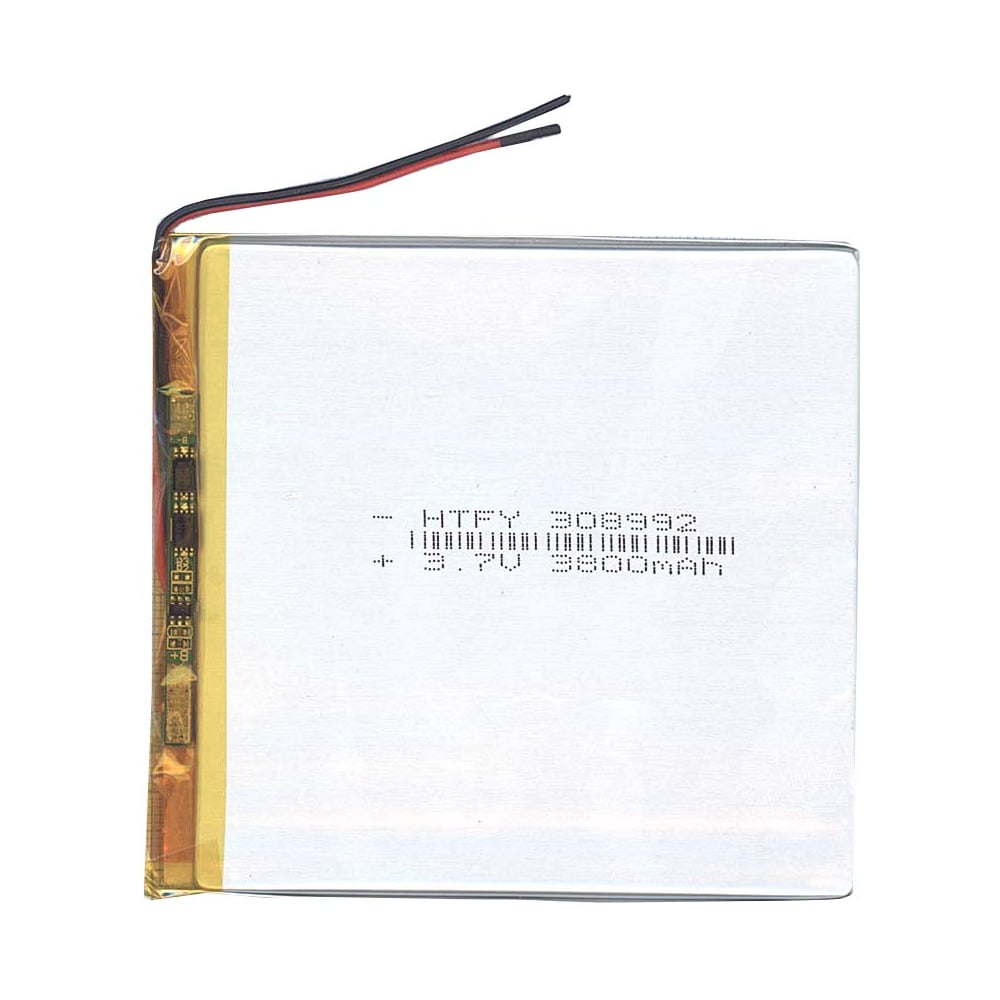 Изображение товара Аккумулятор AMPERIN Li-Pol 3.7V 3800mAh 2pin