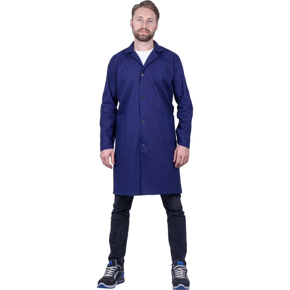 Изображение товара Халат рабочий ГК Спецобъединение ДИАГОНАЛЬ летний, синий (112-116, 158-164) Хал 006/112/158