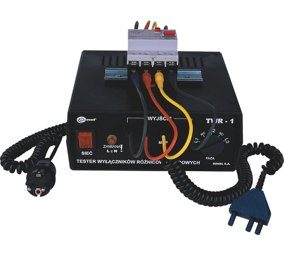 Изображение товара Адаптер для тестирования устройств защитного отключения УЗО TWR-1 SONEL WAADATWR1