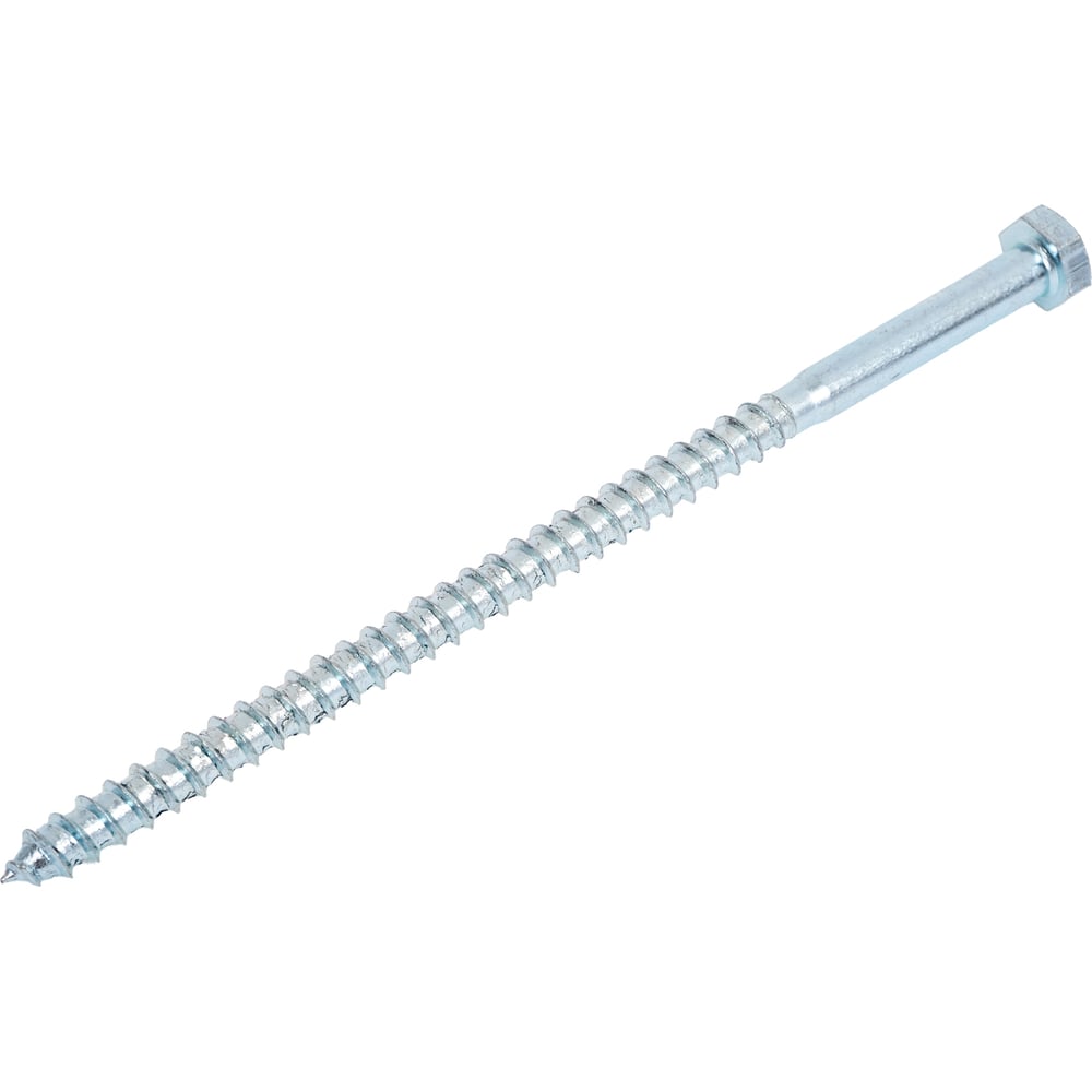 Изображение товара Сантехнический шуруп BISKREP 8x160 30 шт металл острый Шестигранник