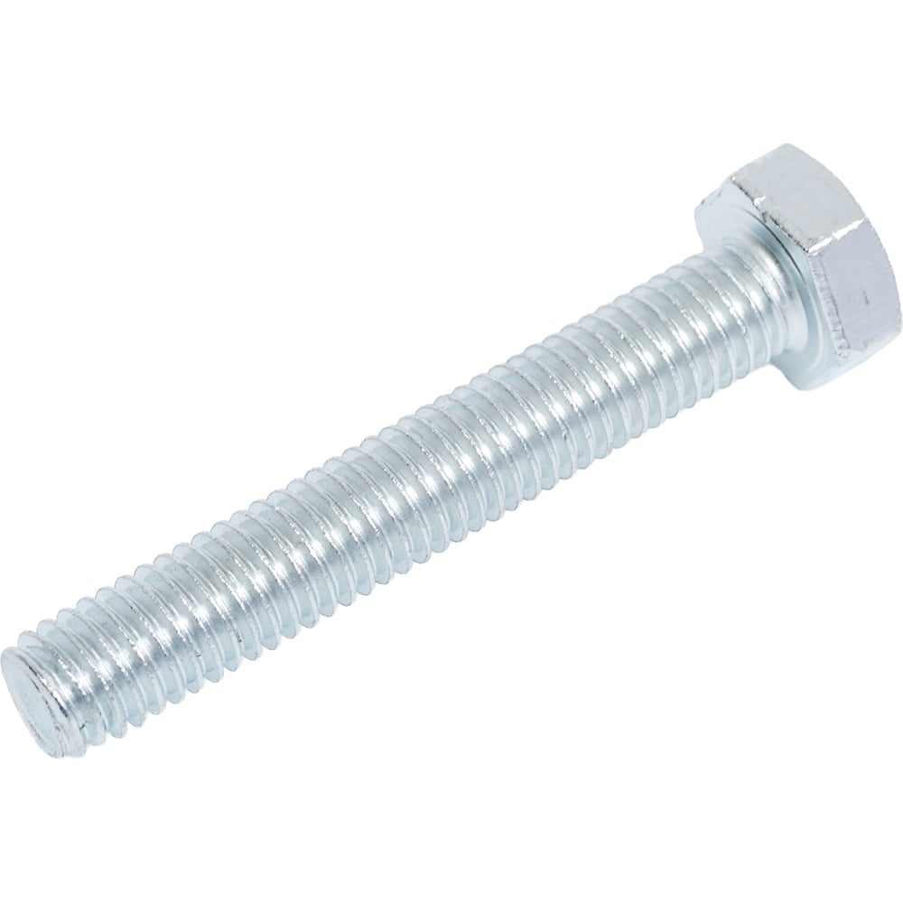 Изображение товара Болт DIN 933 М8x50 цинк 25 шт металлический крепеж для строительства и монтажа