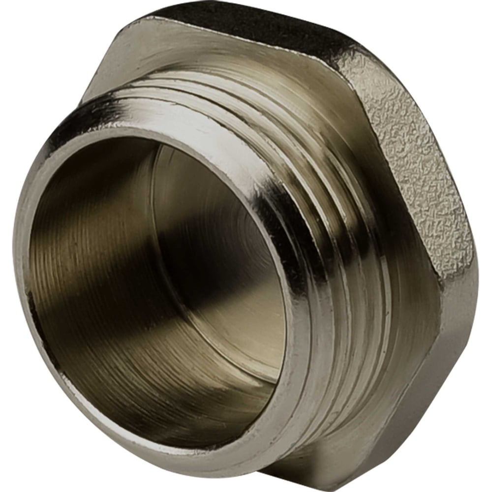 Изображение товара Пробка ДМЗ DN15 (1/2") НР латунь никель (упаковка 3 шт) ДМЗ.003.15Н3 Изображение товара Пробка ДМЗ DN15 (1/2") НР латунь никель (упаковка 3 шт) ДМЗ.003.15Н3