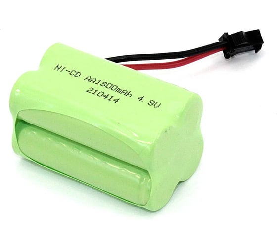 Изображение товара Аккумулятор AMPERIN Ni-Cd 4.8V 1800 mAh AA Row разъем SM 082368