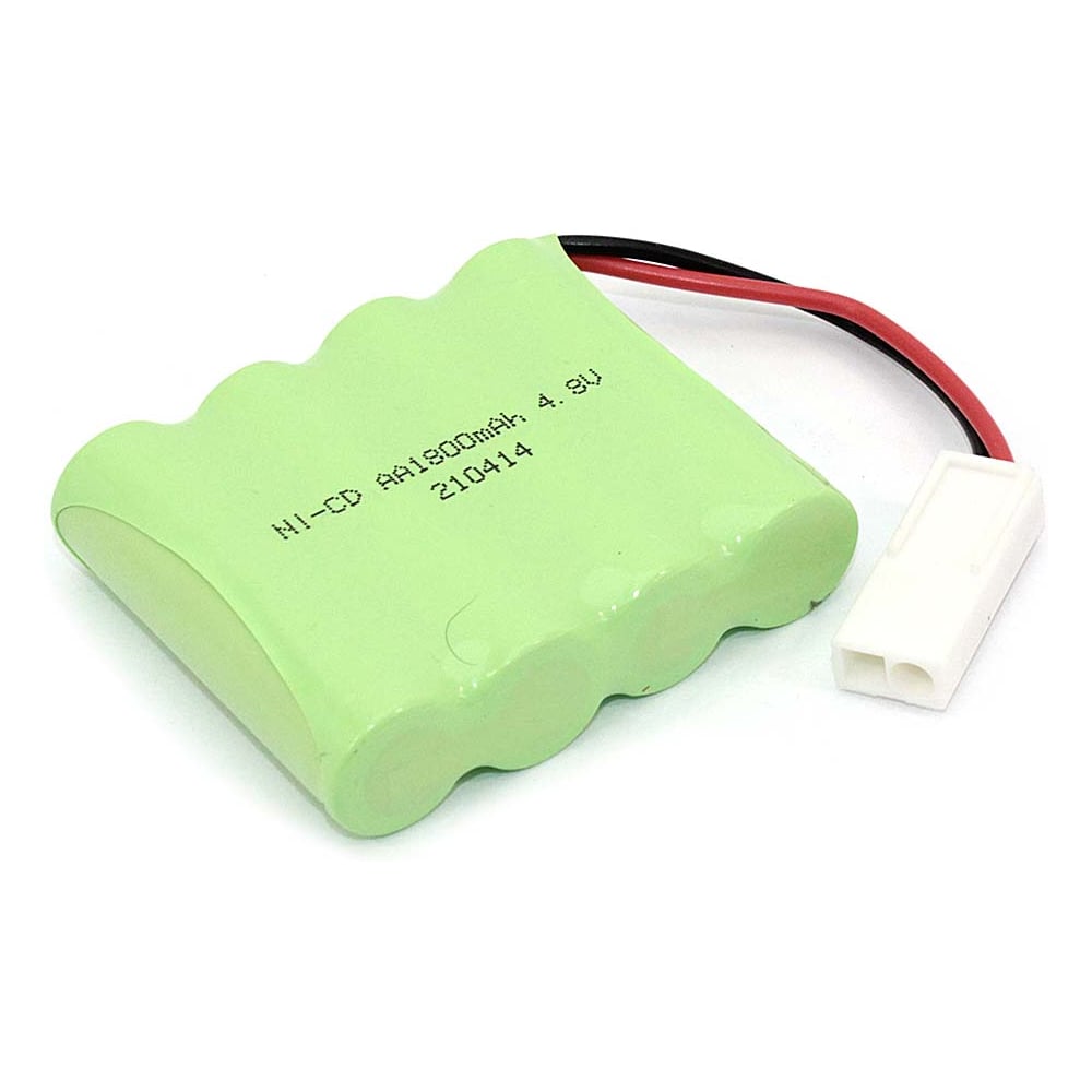 Изображение товара Аккумулятор AMPERIN Ni-Cd 4.8V 1800 mAh AA Flatpack с разъемом EL-2P