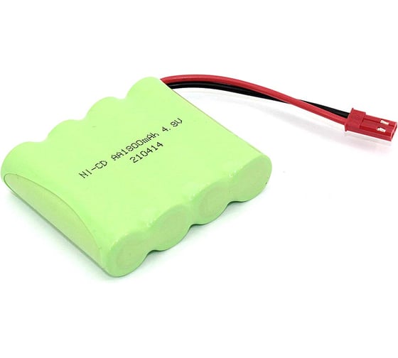 Изображение товара Аккумулятор AMPERIN Ni-Cd 4.8V 1800 mAh AA Flatpack разъем JST 082363