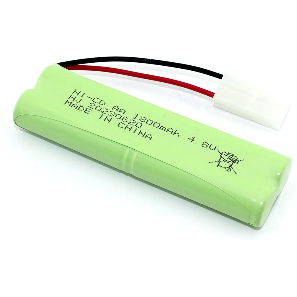 Изображение товара Аккумулятор AMPERIN Ni-Cd 4.8V 1800mAh AA Twinstick с разъемом KET-2P
