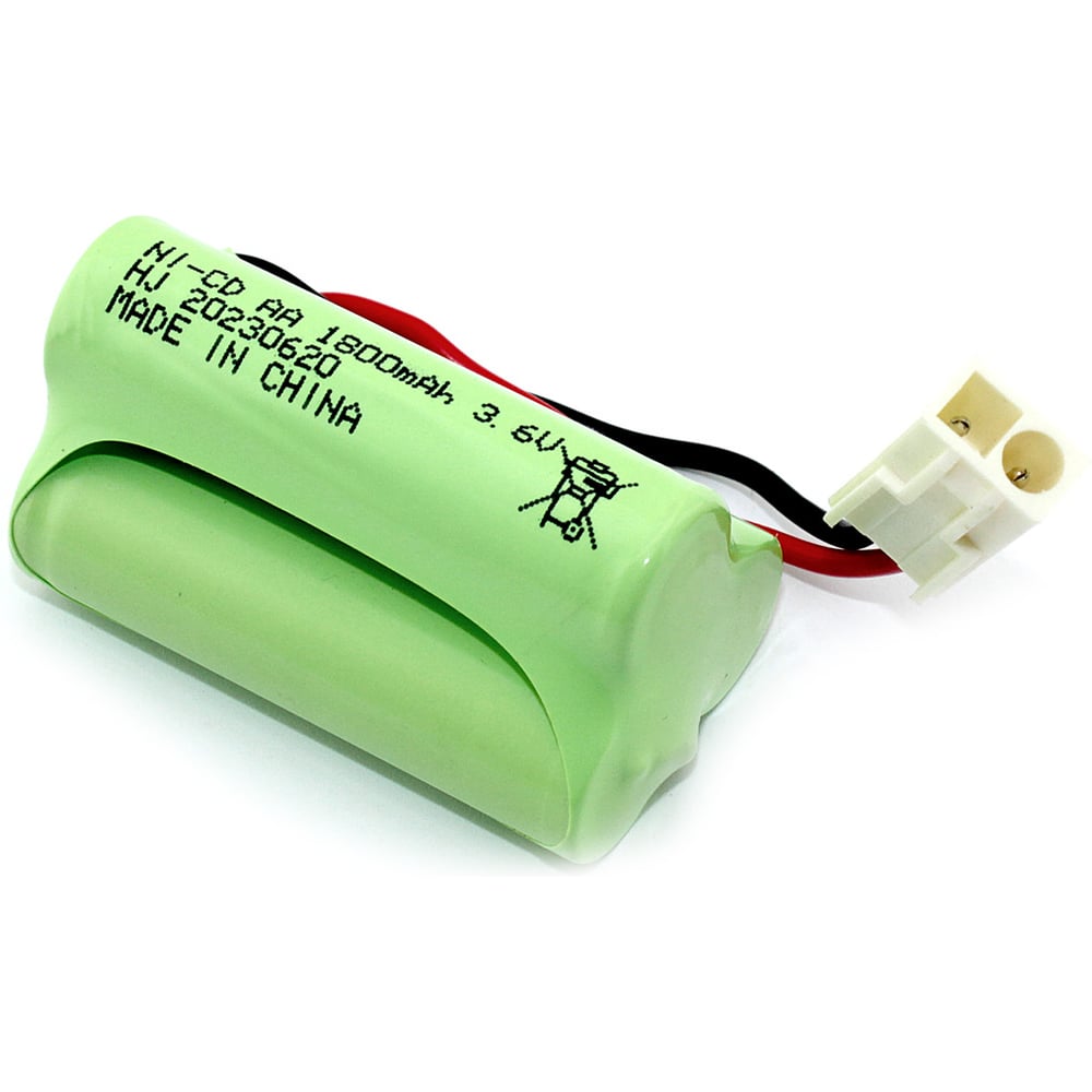 Изображение товара Аккумулятор AMPERIN Ni-Cd AA 3.6V 1800mAh с разъемом EL-2P