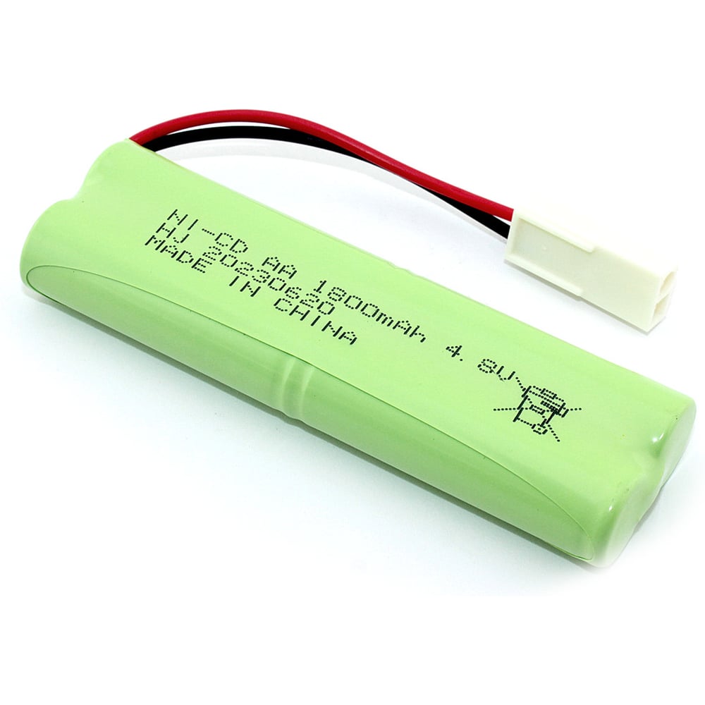 Изображение товара Аккумулятор AMPERIN Ni-Cd 4.8V 1800 mAh AA Twinstick с разъемом EL-2P
