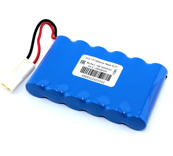 Изображение товара Аккумулятор AMPERIN Ni-Cd 7.2V 1400 mAh AA Flatpack разъем EL-2P 096905