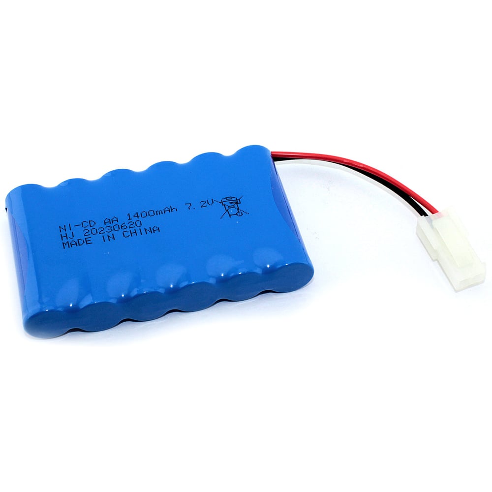 Изображение товара Аккумулятор AMPERIN Ni-Cd 7.2V 1400 mAh AA Flatpack