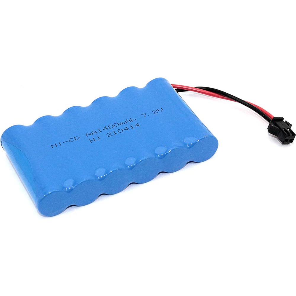 Изображение товара Аккумулятор AMPERIN Ni-Cd 7.2V 1400 mAh AA Flatpack разъем SM 082371