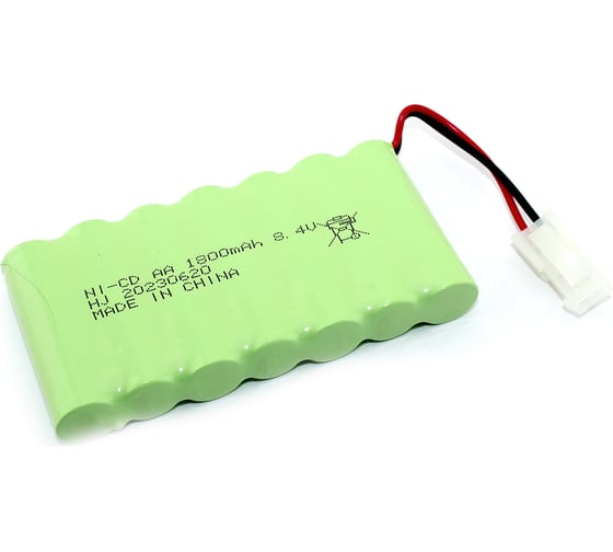 Изображение товара Аккумулятор AMPERIN Ni-Cd 8.4V 1800 mAh AA Flatpck разъем 5559 096913