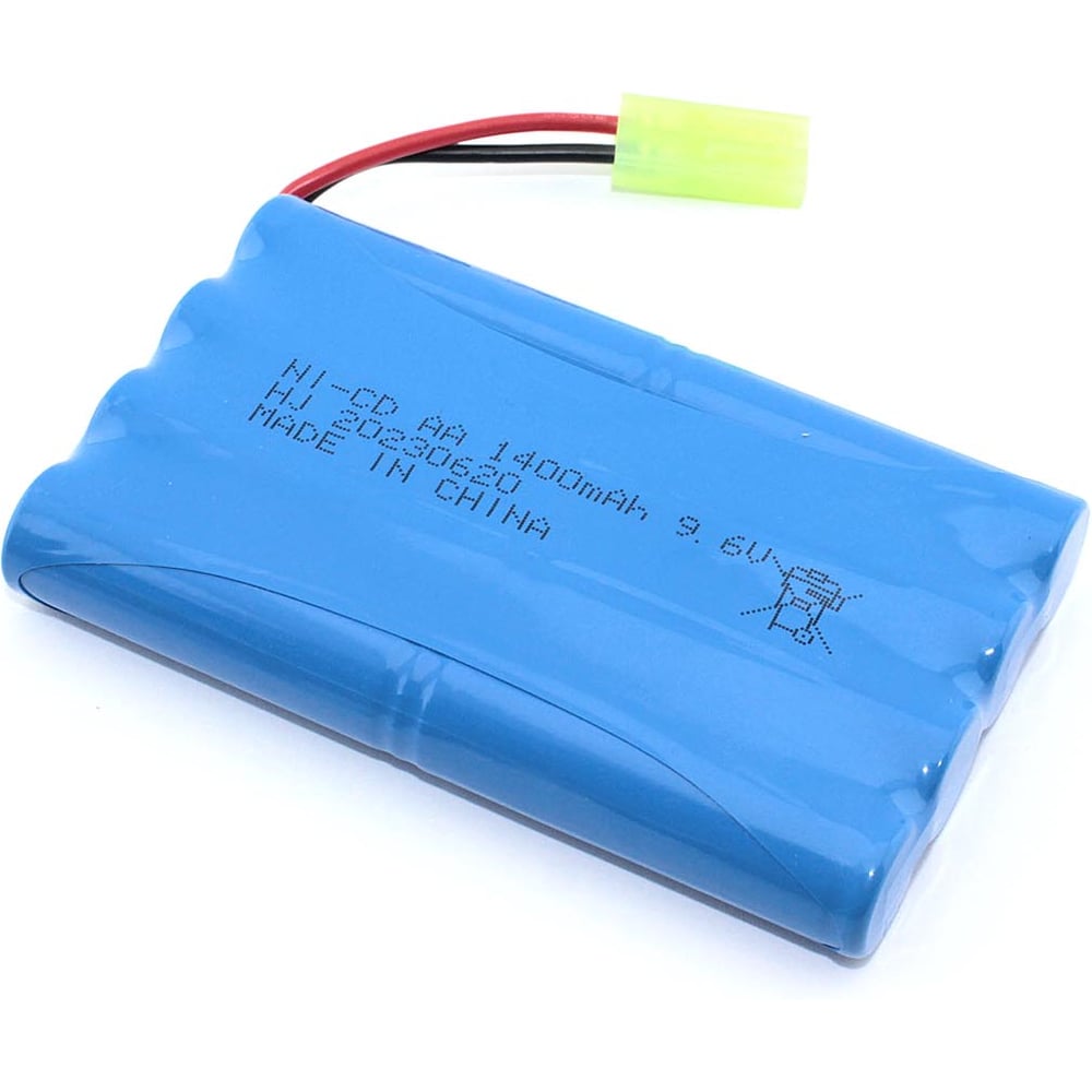 Изображение товара Аккумулятор Ni-Cd 9,6V 1400mAh AA Flatpack Tamiya для радиоуправляемых моделей