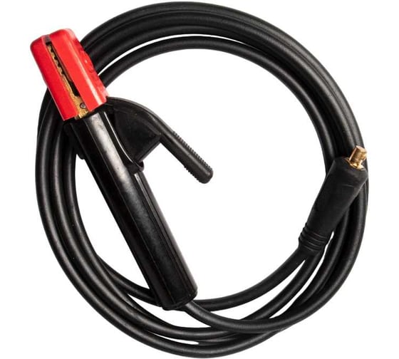 Изображение товара Электрододержатель с кабелем PLAZWELD 16 мм2, 200A, 3м K-YDL200A/3