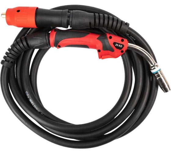Изображение товара Сварочная горелка PLAZWELD MIG 25KD, 5м евро-разъем KD25-5