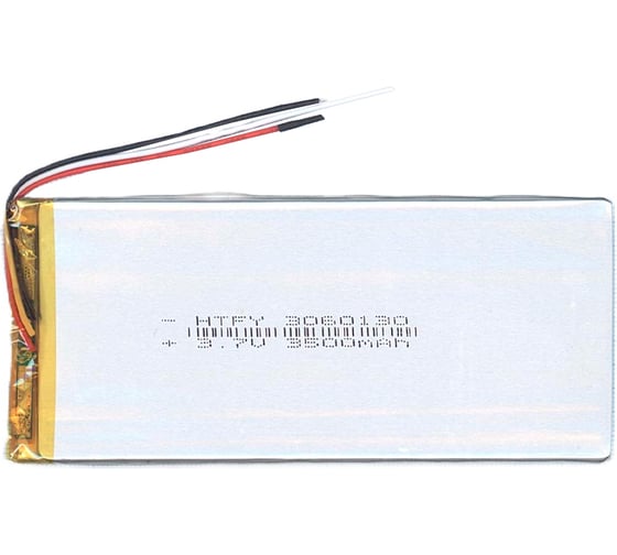Изображение товара Аккумулятор AMPERIN Li-Pol батарея 3*60*130мм 3pin 3.7V/3500mAh 017325